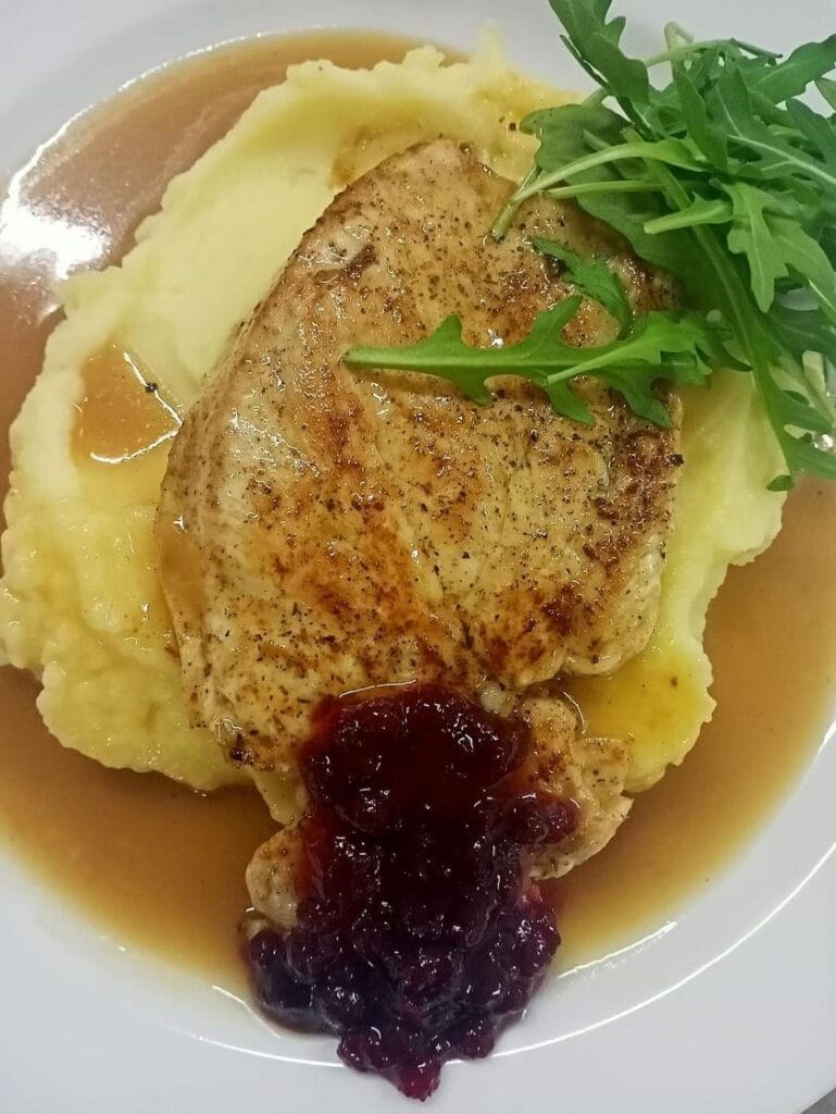 maso v Krušovické restaurace